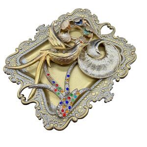 Vintage Broken Brooches Lot, Jewelry Making Supplies, Craft Parts